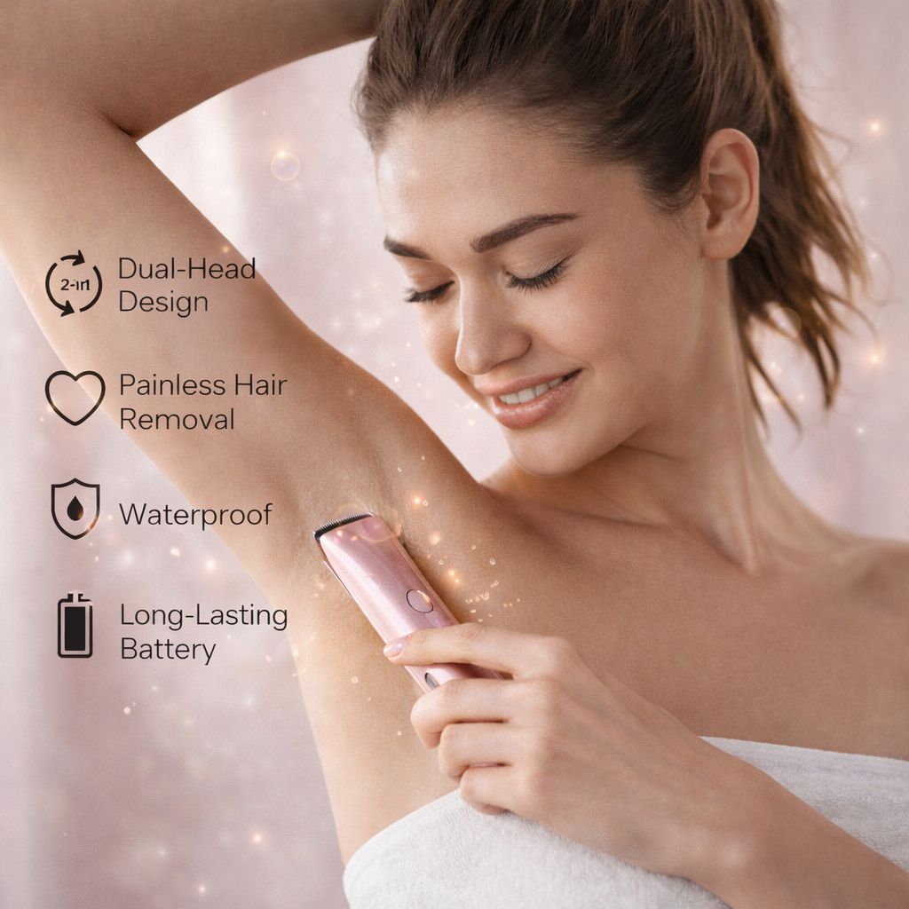 Dovior 2-in-1 Women's Body Shaver